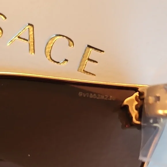 Versace Brown Sunglasses with White Case And Box - Picture 8 of 11